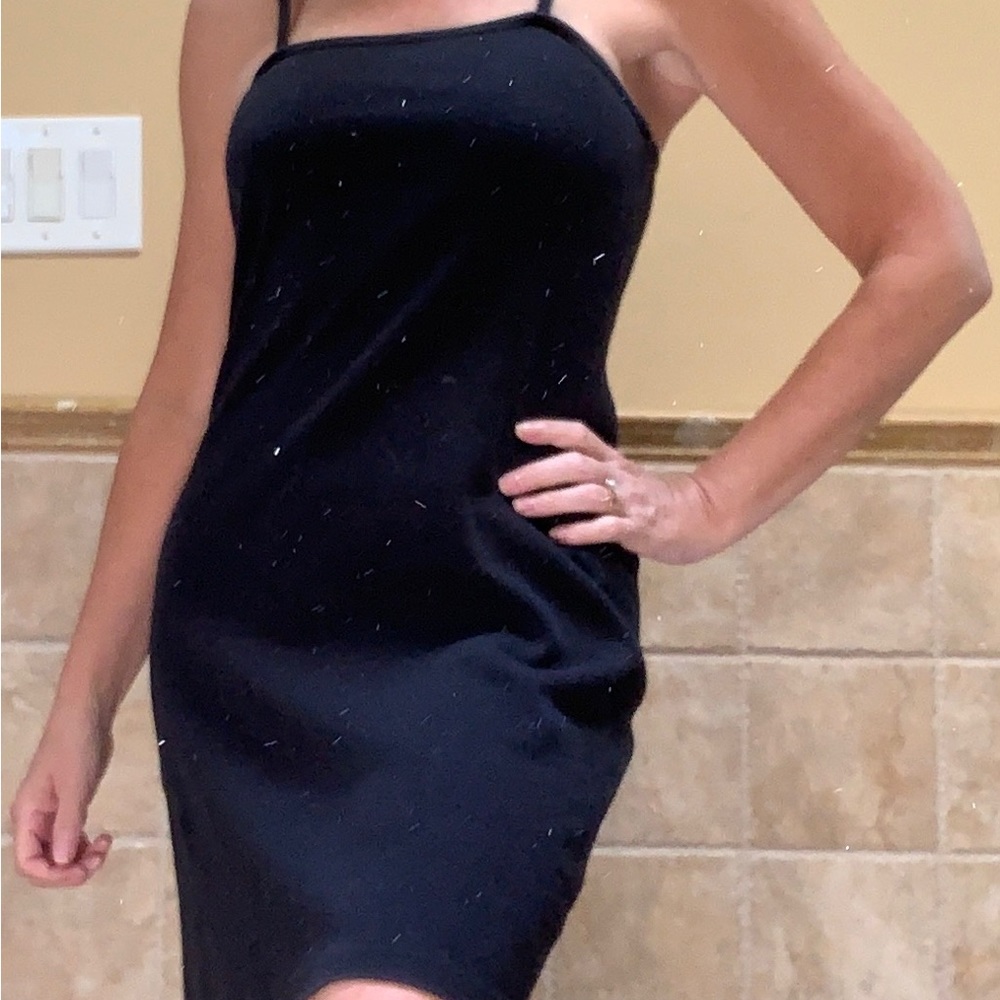 Little black cotton tank dress